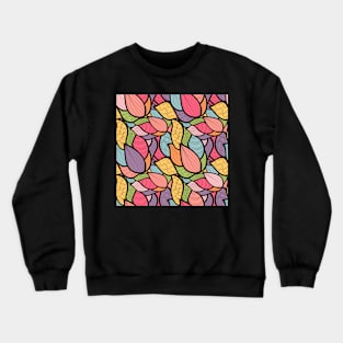 Abstract hand-drawn pattern with waves. Crewneck Sweatshirt